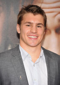 Zach Parise at the New York premiere of "50/50."