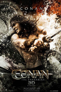 Character poster for "Conan the Barbarian 3D."