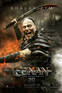 Character poster for "Conan the Barbarian 3D."