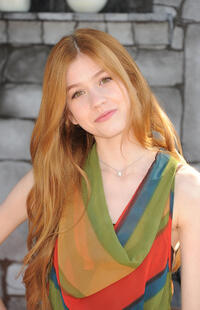 Katherine McNamara at the California premiere of "Puss in Boots."