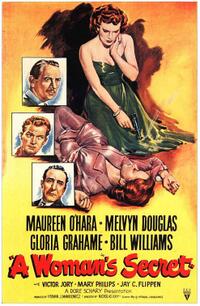 Poster art for "A Woman's Secret."