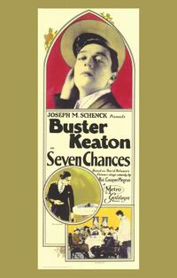 Poster art for "Seven Chances."
