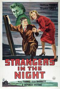 Poster art for "Strangers in the Night."