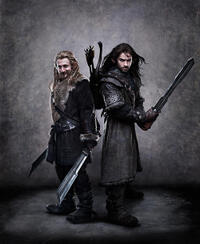 Dean O'Gorman as Fili and Aidan Turner as Kili in "The Hobbit: An Unexpected Journey."