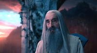 Christopher Lee as Saruman in "The Hobbit: An Unexpected Journey."