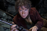 Martin Freeman as Bilbo Baggins in "The Hobbit: An Unexpected Journey."