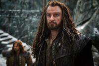 Aidan Turner as Kili and Richard Armitage as Thorin in "The Hobbit: The Battle of the Five Armies."