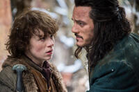 John Bell as Bain and Luke Evans as Bard in "The Hobbit: The Battle of the Five Armies."