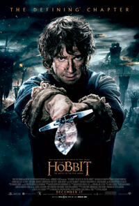 Poster art for "The Hobbit: The Battle of the Five Armies."