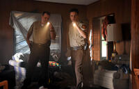 Alex Kendrick as Adam Mitchell and Kevin Downes as Shane in "Courageous."
