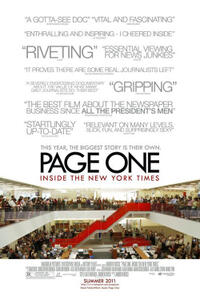 Poster art for "Page One: A Year Inside the New York Times."