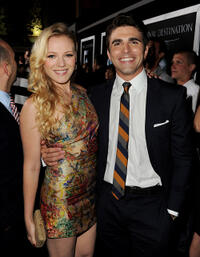 Emma Bell and Miles Fisher at the California premiere of "Final Destination 5."
