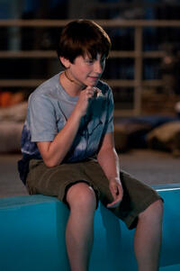 Nathan Gamble as Sawyer Nelson in "Dolphin Tale."