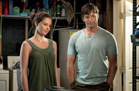 Ashley Judd as Lorraine Nelson and Harry Connick, Jr. as Dr. Clay Haskett in "Dolphin Tale."