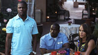 Kevin Hart as Cleavon, Keith Robinson as Phil and Nicole Ari Parker as Zenobia in "35 & Ticking."