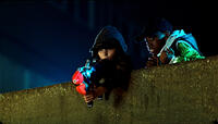 Sammy Williams as Probs and Michael Ajao as Mayhem in "Attack The Block."