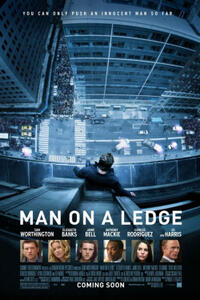 Poster art for "Man on a Ledge."