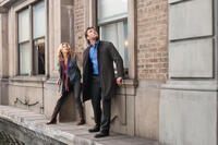 Elizabeth Banks and Sam Worthington in "Man On A Ledge."