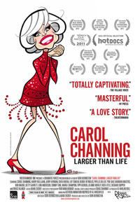 Poster art from "Carol Channing: Larger Than Life."