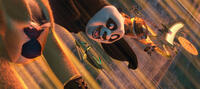 Monkey voiced by Jackie Chan, Po voiced by Jack Black, Mantis voiced by Seth Rogen, Tigress voiced by Angelina Jolie, Viper voiced by Lucy Liu and Crane voiced by David Cross in "Kung Fu Panda 2."