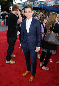 Kevin McHale at the California premiere of "Glee The Concert Movie."