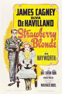 Poster art for "The Strawberry Blonde."