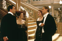 Billy Zane, Frances Fisher, Kate Winslet and Leonardo DiCaprio in "Titanic 3D."