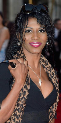 Sinitta at the world premiere of "Titanic 3D" in London.