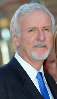 Director James Cameron at the world premiere of "Titanic 3D" in London.