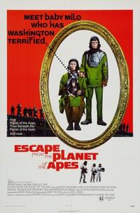 Poster art for "Escape from the Planet of the Apes."