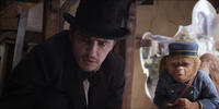 James Franco and Finley voiced by Zach Braff in "Oz: The Great and Powerful."