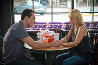 Chris Klein as Oz and Mena Suvari as Heather in "American Reunion."