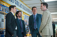 Jason Biggs as Jim Levinstein, Thomas Ian Nicholas as Kevin, Chris Klein as Oz and Eddie Kaye Thomas as Finch in "American Reunion."