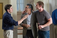 Jason Biggs as Jim Levinstein, Eugene Levy as Jim's Dad and Seann William Scott as Steve Stifler in "American Reunion."