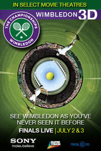 Poster art for "Wimbledon Live in 3D: Men's Finals."