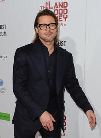 Brad Pitt at the California premiere of "In the Land of Blood and Honey."