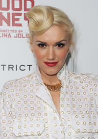 Singer Gwen Stefani at the California premiere of "In the Land of Blood and Honey."