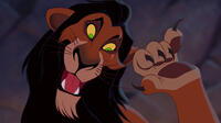 Scar voiced by Jeremy Irons in "The Lion King 3D."