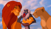 Simba, Rafiki, Kiara and Nala in "The Lion King 3D."