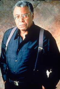 James Earl Jones on the set of "The Lion King 3D."