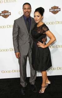 Brian J. White and Guest at the California premiere of "Tyler Perry's Good Deeds."