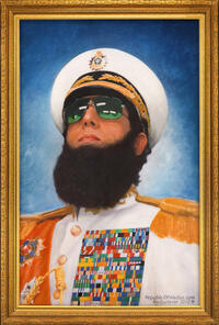 Poster art for "The Dictator."