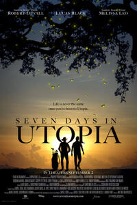 Poster art for "Seven Days in Utopia."