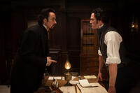 From Comic-Con: John Cusack and Luke Evans in "The Raven.''
