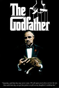 Poster art for "The Godfather."
