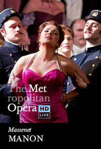 Poster art for "The Metropolitan Opera: Manon."