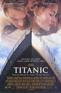 Poster art for "Titanic."