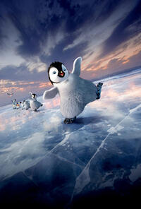 Sven, Mumble, Lovelace, Ramon, Atticus, Boadicea and Erik in "Happy Feet Two."