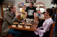 Director Peter Farrelly and Halle Berry on the set of "Movie 43."