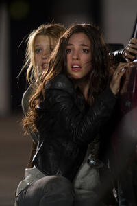 Veronika Ozerova and Olivia Thirlby in "The Darkest Hour."